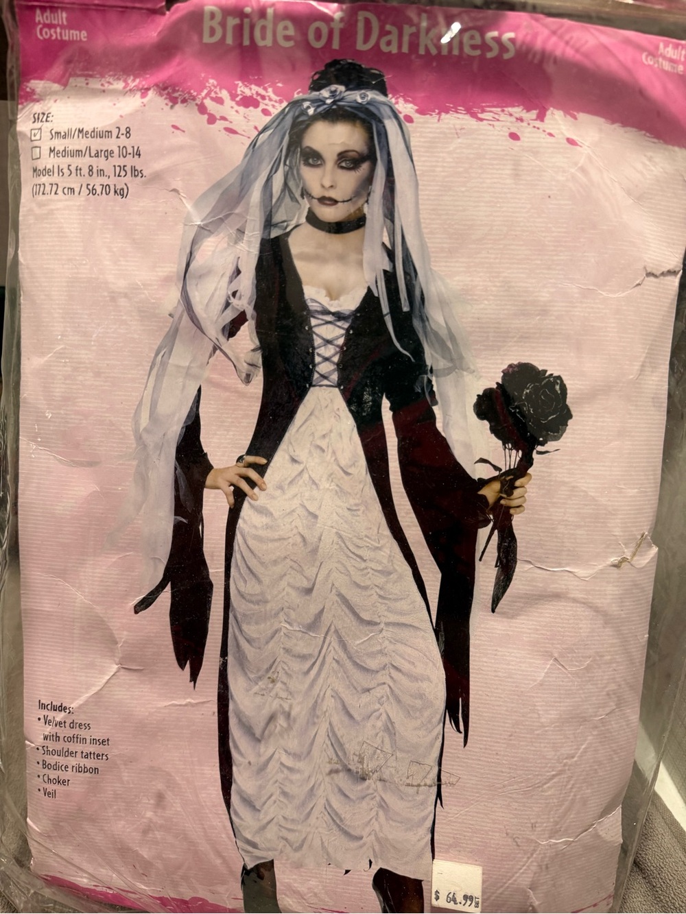 Halloween Bride of Darkness Women's costume